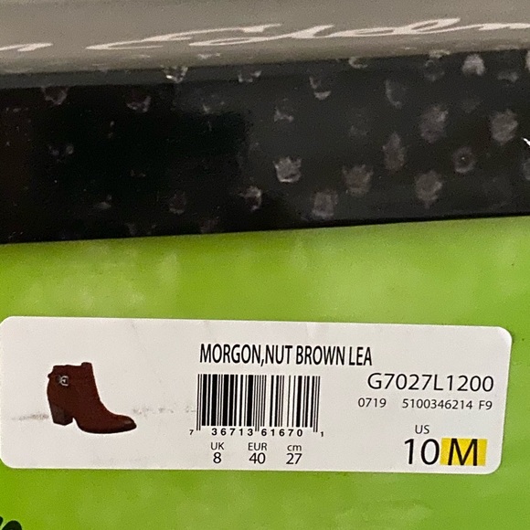 Sam Edelman Brown Leather Ankle Bootie Size 10 - Picture 8 of 8